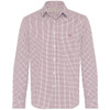 Burgundy/White R.M. Williams Mens Collins Shirt