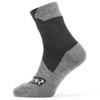 Black Grey Sealskinz Waterproof All Weather Ankle Socks