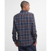 Midnight Oak Tartan Barbour Mens Fortrose Tailored Shirt Back
