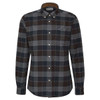 Dark Oak Barbour Mens Valley Tailored Shirt