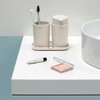 Soft Beige Brabantia Bathroom Accessory Set Of 3 Lifestyle