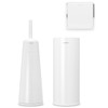 White Brabantia Renew Toilet Accessory Set Of 3