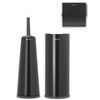 Matt Black Brabantia Renew Toilet Accessory Set Of 3
