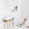 White Brabantia Battery Powered Bathroom Scales Lifestyle