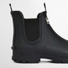 Black Barbour Mens Nimbus Wellington Boots gusset