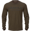 Hunting Green/Shadow Brown Harkila Mens Mountain Hunter L/S T-Shirt