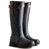 Navy/Peppercorn  Hunter Womens Balmoral Adjustable Tech Sole Wellington Boots