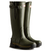 Dark Olive  Hunter Womens Balmoral Adjustable Tech Sole Wellington Boots