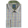 Olive and Brown Albert and Maurice Mens Taverner Check Shirt