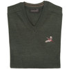 Classic Green  Seeland Mens Limited Edition Woodcock V-Neck Pullover