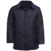 Navy Barbour Mens Liddesdale Quilted Jacket