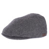 Grey Herringbone Barbour Mens Barlow Flat Cap