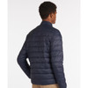 Navy Barbour Mens Penton Quilted Jacket On Model Rear