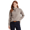 Mushroom Schoffel Womens Sennen Cove 1/4 Zip Sweatshirt model