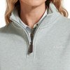 Aqua Grey Schoffel Womens Sennen Cove 1/4 Zip Sweatshirt zip