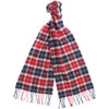 Cranberry Tartan Barbour Tartan Lambswool Scarf