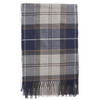 Grey Barbour Mens Galingale Tartan Scarf