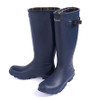 Navy Barbour Mens Bede Wellington Boots