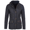 Navy Barbour Womens Cavalry Polarquilt Jacket