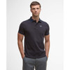 Dark Oak Barbour Mens Sports Polo Mix Front