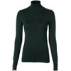 Emerald Holland Cooper Womens Buttoned Knit Roll Neck