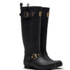 Matte Black Holland Cooper Womens Sherpa Lined Regency Wellington