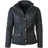 Navy/Navy Barbour Womens Flyweight Cavalry Quilted Jacket