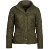 Olive Barbour Womens Flyweight Cavalry Quilted Jacket