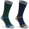 Green/Navy Hoggs Of Fife Field & Outdoor Coolmax Socks Twin Pack