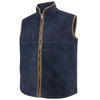 Midnight Navy Hoggs Of Fife Mens Stenton Fleece Gilet