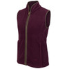 Merlot Hoggs Of Fife Womens Stenton Fleece Gilet