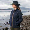 Midnight Navy Hoggs Of Fife Womens Stenton Fleece Jacket Lifestyle