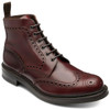 Burgundy Loake Mens Bedale Brogue Boots