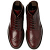 Burgundy Loake Mens Bedale Brogue Boots Top