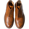 Brown Loake Mens Bedale Brogue Boots Top