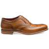 Tan Loake Mens Kerridge Brogue Shoes Side