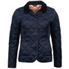 Navy/Pale Pink Barbour Womens Deveron Quilted Jacket
