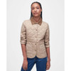 Light Trench Barbour Womens Deveron Quilted Jacket Front