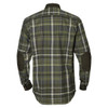 Olive Check Harkila Mens Pajala Shirt Back