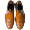 Tan Loake Mens Hoskins Brogue Chelsea Boots Top