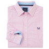 Classic Pink Crew Clothing Mens Classic Micro Gingham Shirt