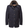 Navy Schoffel Womens Pilton Wax Jacket