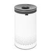 White Brabantia Laundry Bin Plastic Lid 60 Litre