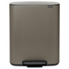 Platinum Brabantia Bo Pedal Bin 2x30 Litre