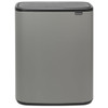 Mineral Concrete Grey Brabantia Bo Touch Bin 60 Litre