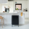 Matt Black Brabantia Bo Touch Bin Hi 60 Litre Lifestyle