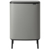 Mineral Concrete Grey Brabantia Bo Touch Bin Hi 60 Litre Open