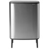 Matt Steel Brabantia Bo Touch Bin Hi 2x30 Litre