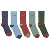 Logo Pink Mix Schoffel Womens Bamboo Socks Pack Of 5