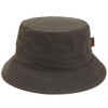 Olive Barbour Mens Wax Sports Hat